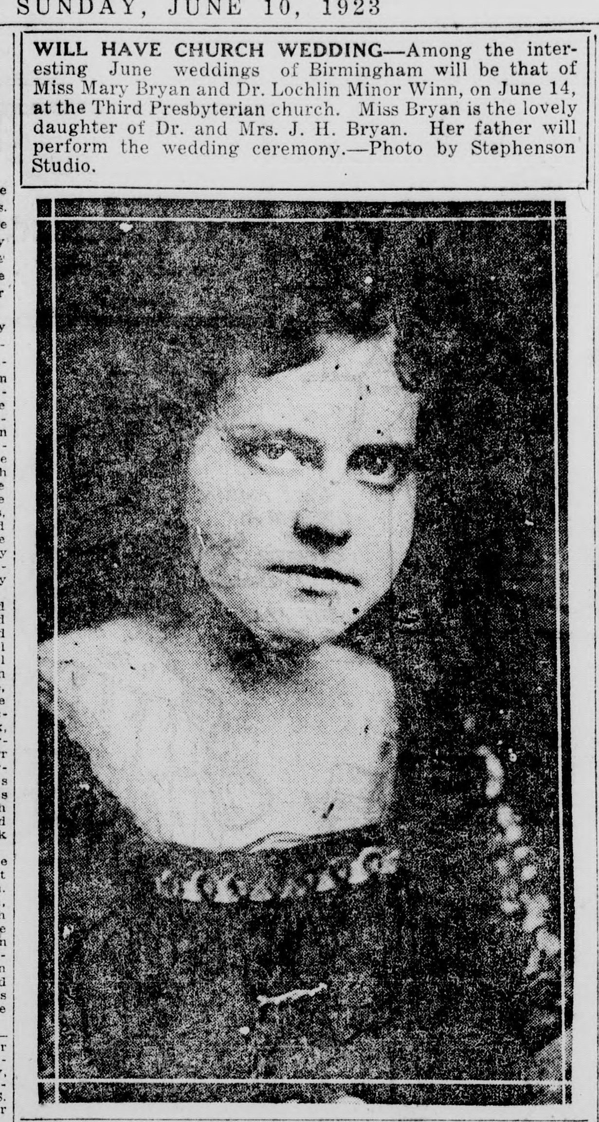 Mary Bryan-Dr. Lochlin Minor Winn